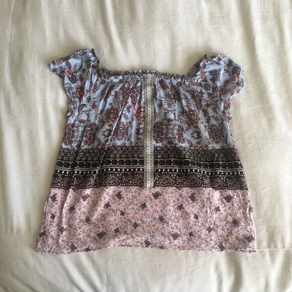 Monteau Los Angeles square neck top GUC - Picture 1 of 3